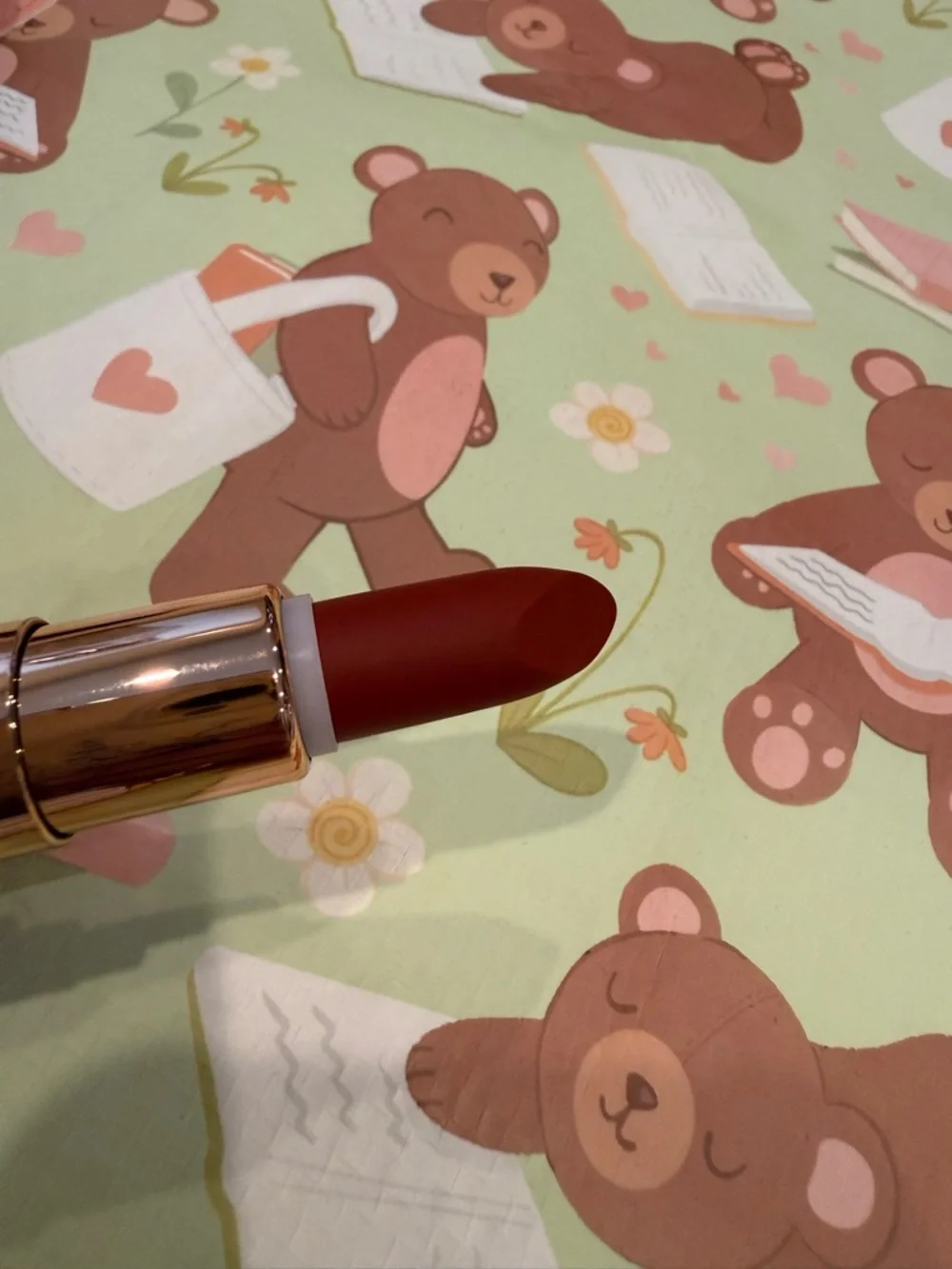 Red Lipstick in Birdcage Inspired Packaging